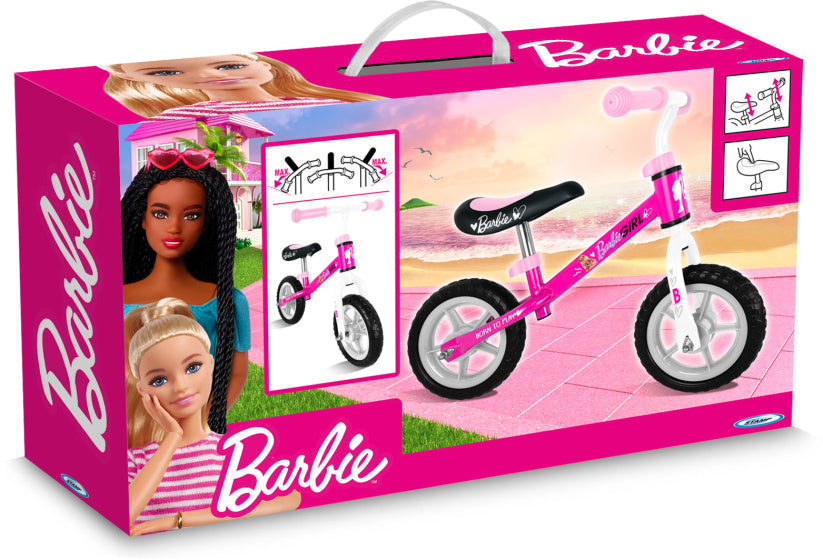 Mattel Gläichgewiicht Vëlo mat 2 Rieder 10 Zoll Meedercher rosa