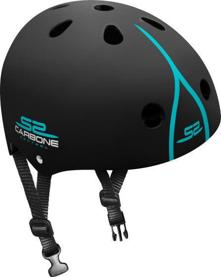 Skids Control Carbone Skate Helmet justerbar svart størrelse 53-57 cm