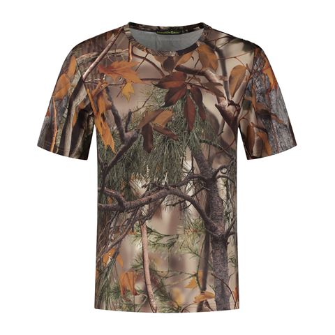 Tričko Stealth Gear s krátkým rukávem Camo Bosprint Velikost m