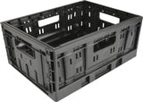 Plastfoldningskasse Lille 20 liters foldning sort