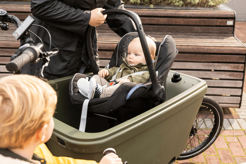 Steco Mini Mee Maxi Cosi Adapter for the cargo bike matte black