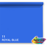 Superior background paper 11 Royal Blue Chroma Key 1.35 x 11m