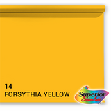 Superior Hintergrundpapier 14 Forsythia gelb 1,35 x 11 m