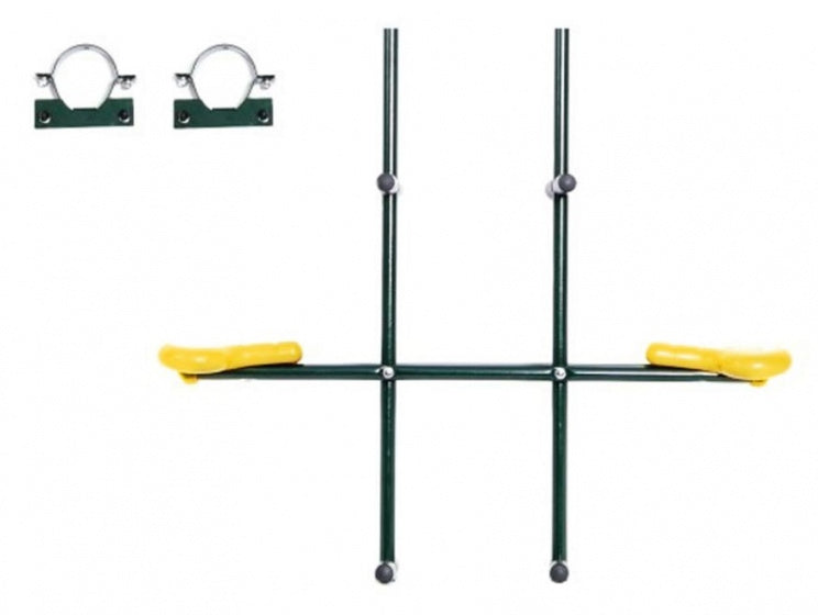 Swingking Duo Swing 99 x 23,5 cm ocel zelená žlutá
