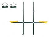 Swingking Duo Swing 99 x 23,5 cm ocel zelená žlutá