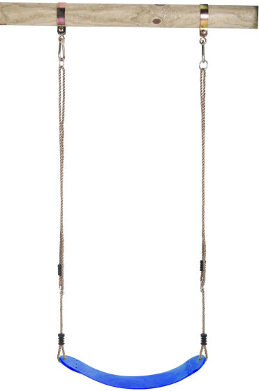 Swinging Flexible swing seat in height adjustable Eva Blue