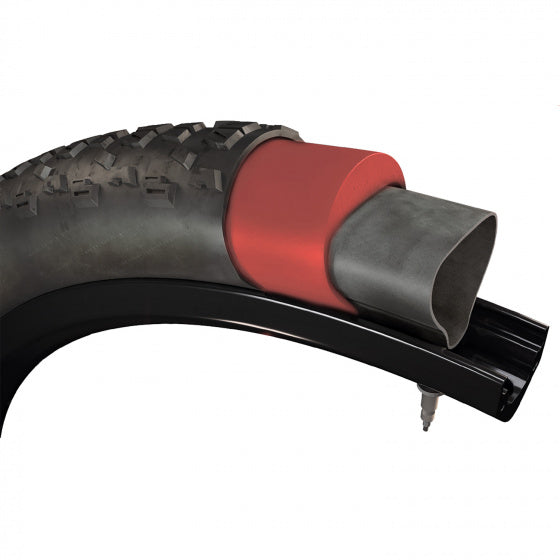 Armadura de protección de fugas de tannus 24 x 1 3 8 pulgadas (35 40-540) rojo