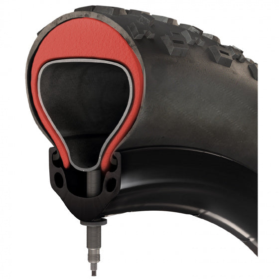 Armadura de protección de fugas de tannus 24 x 1 3 8 pulgadas (35 40-540) rojo