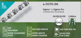 Collana Taya Octo-DG E-Bike 1 2 X 3 32 8S 136 Link d'argento
