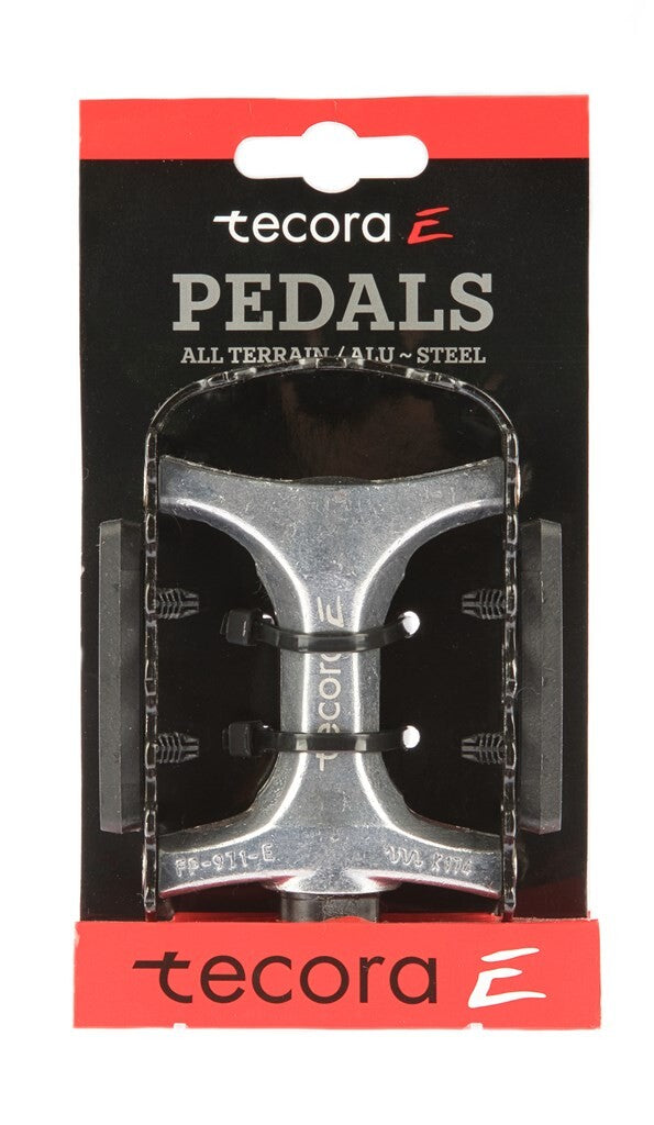 Pedały platformowe 9 16 -calowe srebrne mtb