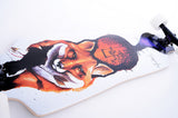 Tempish Longboard Fox 82.5x21,5 cm leseno belo črno