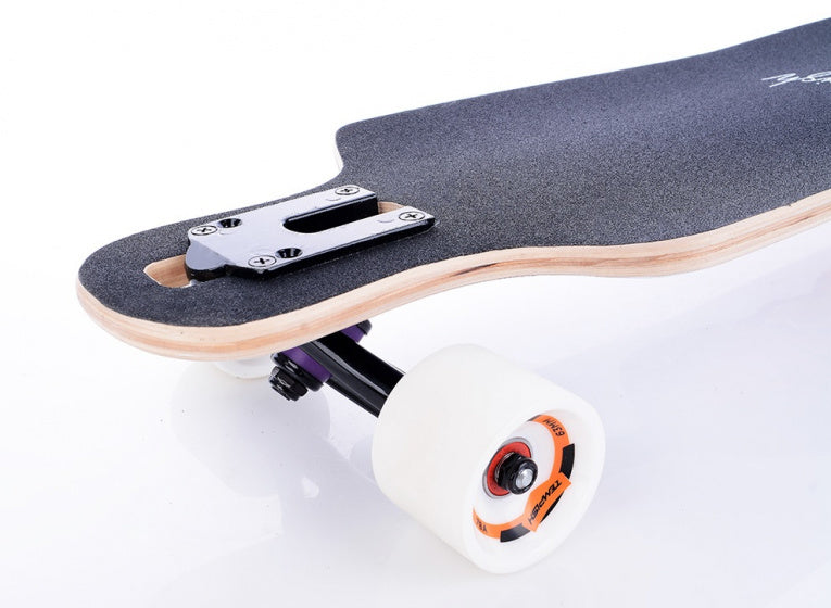 Tempish Longboard Fox 82.5x21,5 cm leseno belo črno