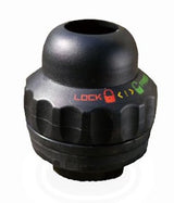 Ensemble de tête de stock avec verrouillage de direction intégré 1 pouce noir