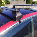 Set di rack per tetto barra mosca tesla 3 in alluminio nero
