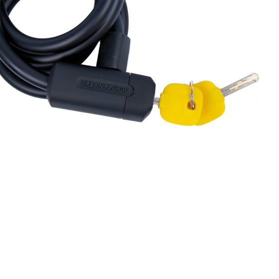 Urbanproof Spiral Lock 12mm*150 cm černá