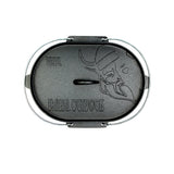 Valhal Dutch Oven Frighing Casher in ghisa con coperchio ovale 9 l