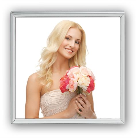Frame photo ZEP 120S01-88 Silver plaqué 20x20 cm