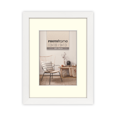 Zep fotolijst v4546w malmo white 7x10 10x15 cm