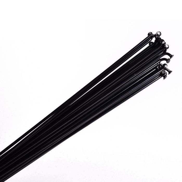 Alpina spaken 14g (2,00 mm) 280 mm rustfrit stål sort (p36)