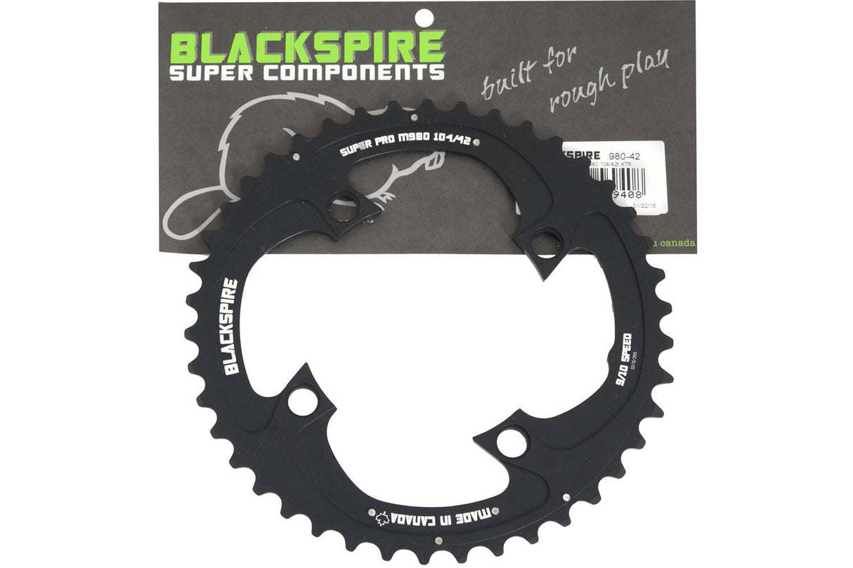 Blackspire chain top MTB Super Pro XTR FC-M980 104BCD 42T.
