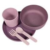 Bo giungla bo a 5 pezzi Babysis set cpla viola e rosa