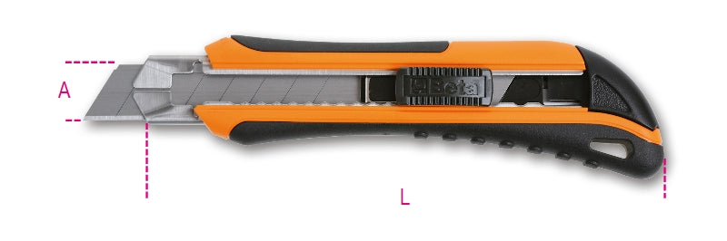 Beta break knife with 5 spare magazines