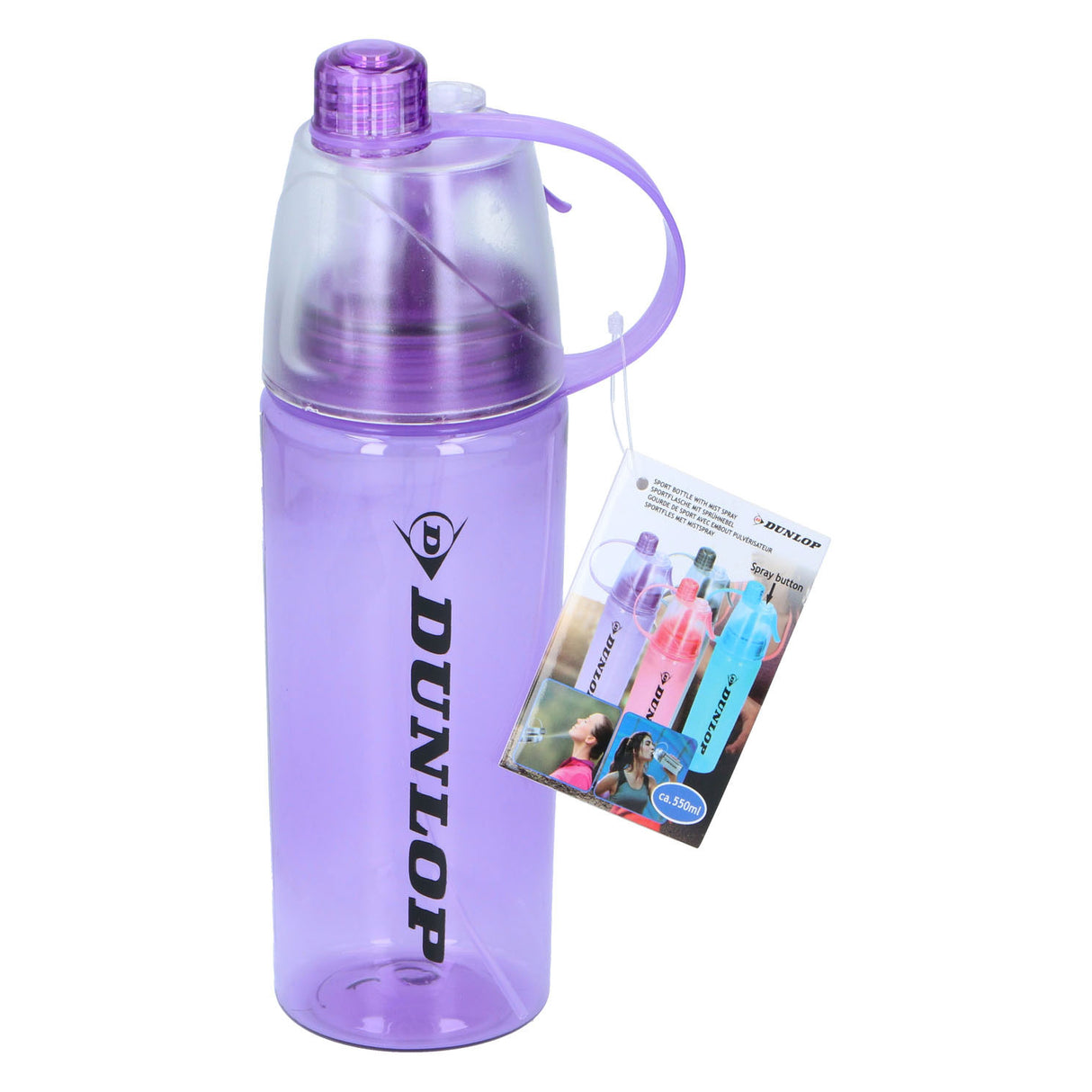 Dunlop s pitjem in razpršilo za meglo