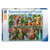 Ravensburger puzzle koťata v stojanu 500st.