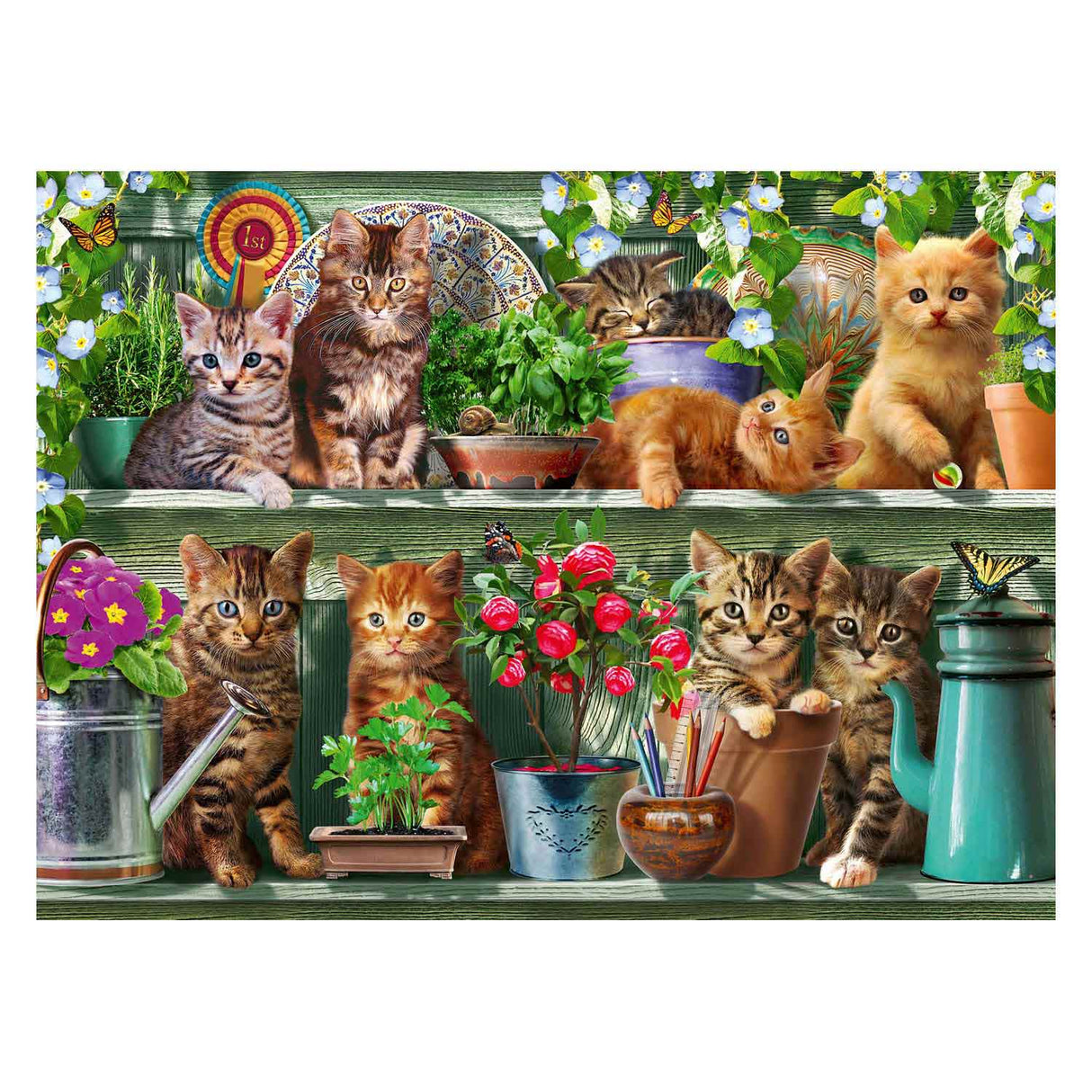 Ravensburger puzzle koťata v stojanu 500st.