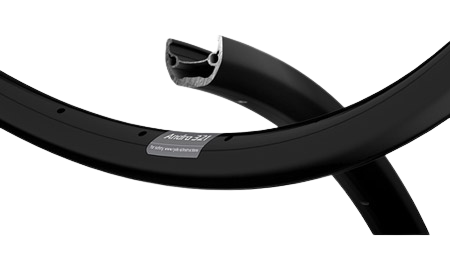 Ryde Velg Andra 321 27,5 pollici (584) disco 36g 6,5 Matt nero