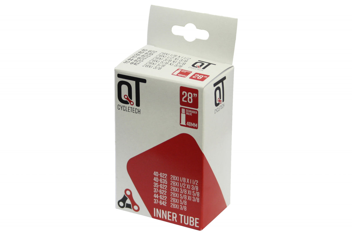 Qtcychectech QT Inner Tube AV17 28 tommer 37 42-622 28x13 8 AV 48 mm 2217376