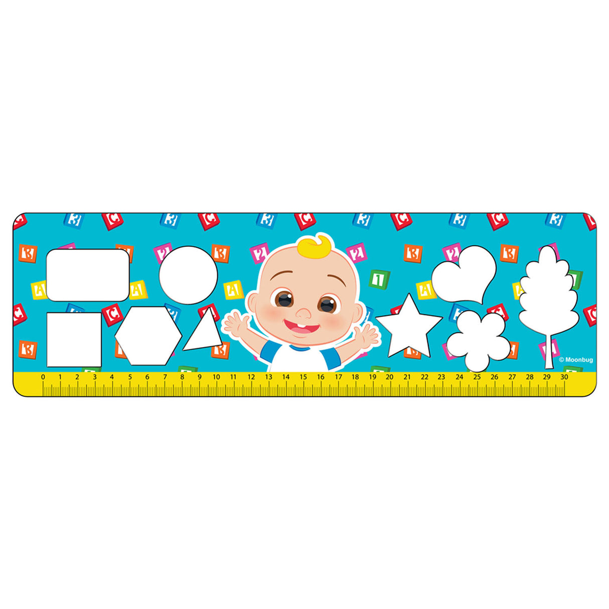 Cocomelon coloring pages with stencil and sticker sheet