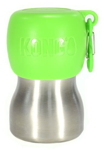 Kong H2O drikkeflaske rustfrit stål grøn