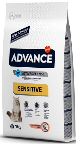 Progresste Katzen erwachsener sensibler Lachs