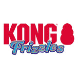 Kong frizzle Zazzle s piskam in zvokom na gubah okrepljen