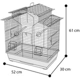 Flamingo Flamingo Vugel Cage Nummer 52x30x61 cm schwaarz