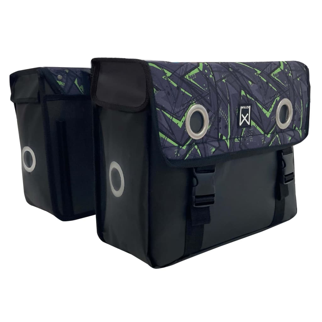 Wilex Wilex cykelposer Tarpaulin 30 L Grøn og sort