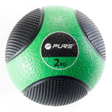 Pure2improve Pure2improve Medicine ball 2 kg green