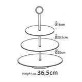 Exzellent Hausware Hirarware Etages 3-Layer 36.5 cm Edelstol