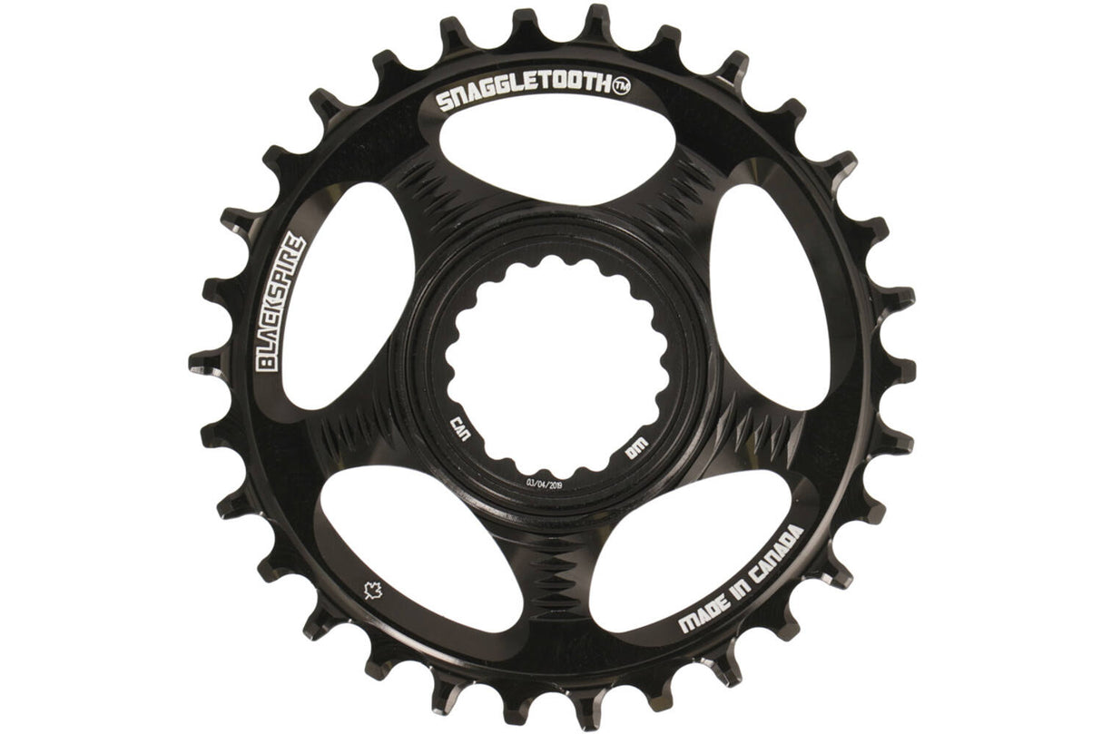 Listový list černý šňůra Snaggletooth Cannondale Direct Mount 28t