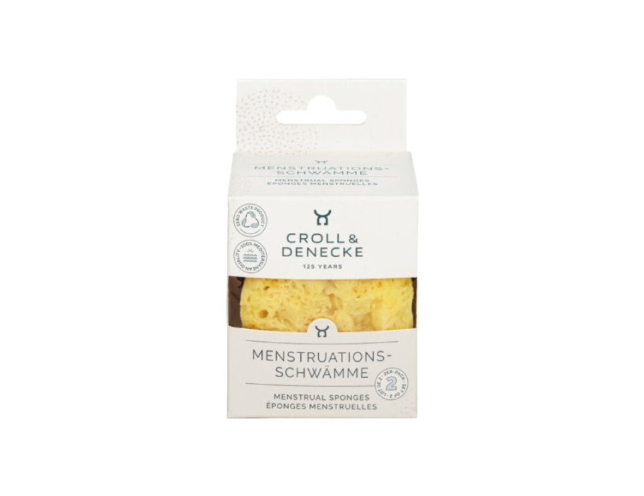 Croll Denecke Natural menstrual sponges 2 pieces