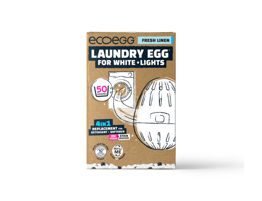 Ecoegg Wasball for White var friske linned 50 voks
