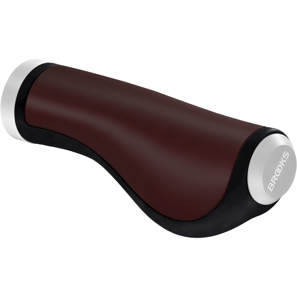 Brooks håndterer ergonomisk skinngrep 130mm a.brun
