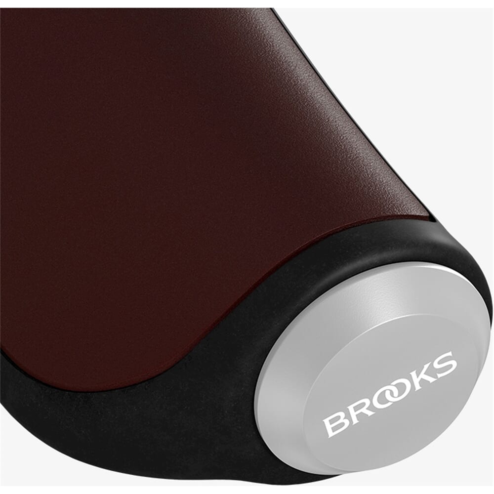 Brooks håndterer ergonomisk skinngrep 130mm a.brun