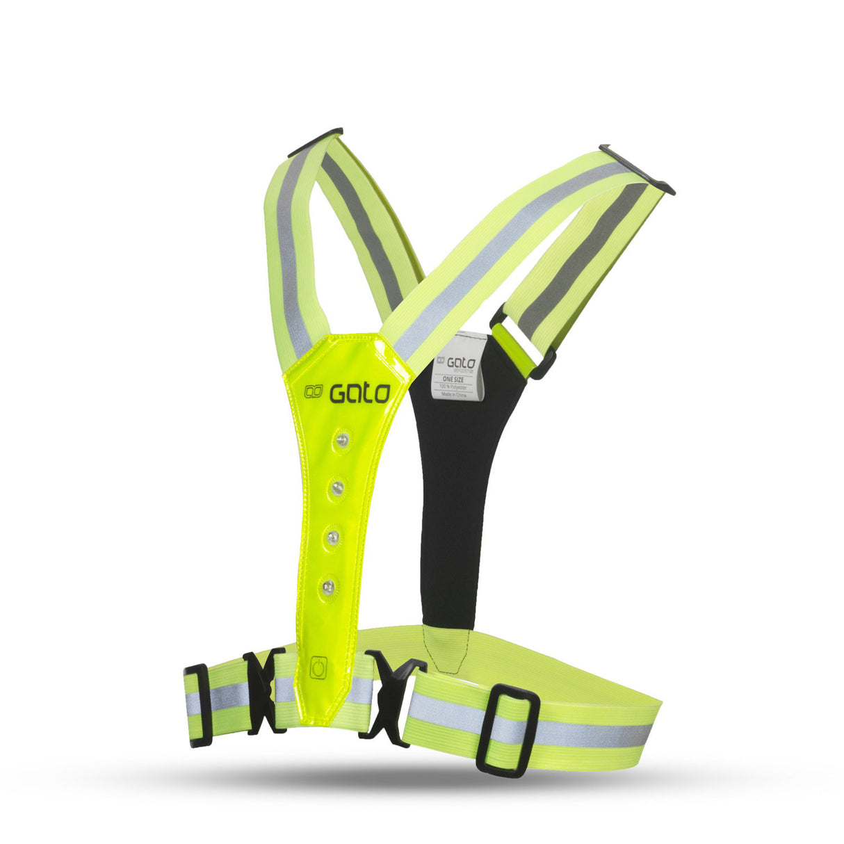 Gato Kids vedl bezpečnější vesta Neon Yellow Kids Velikost