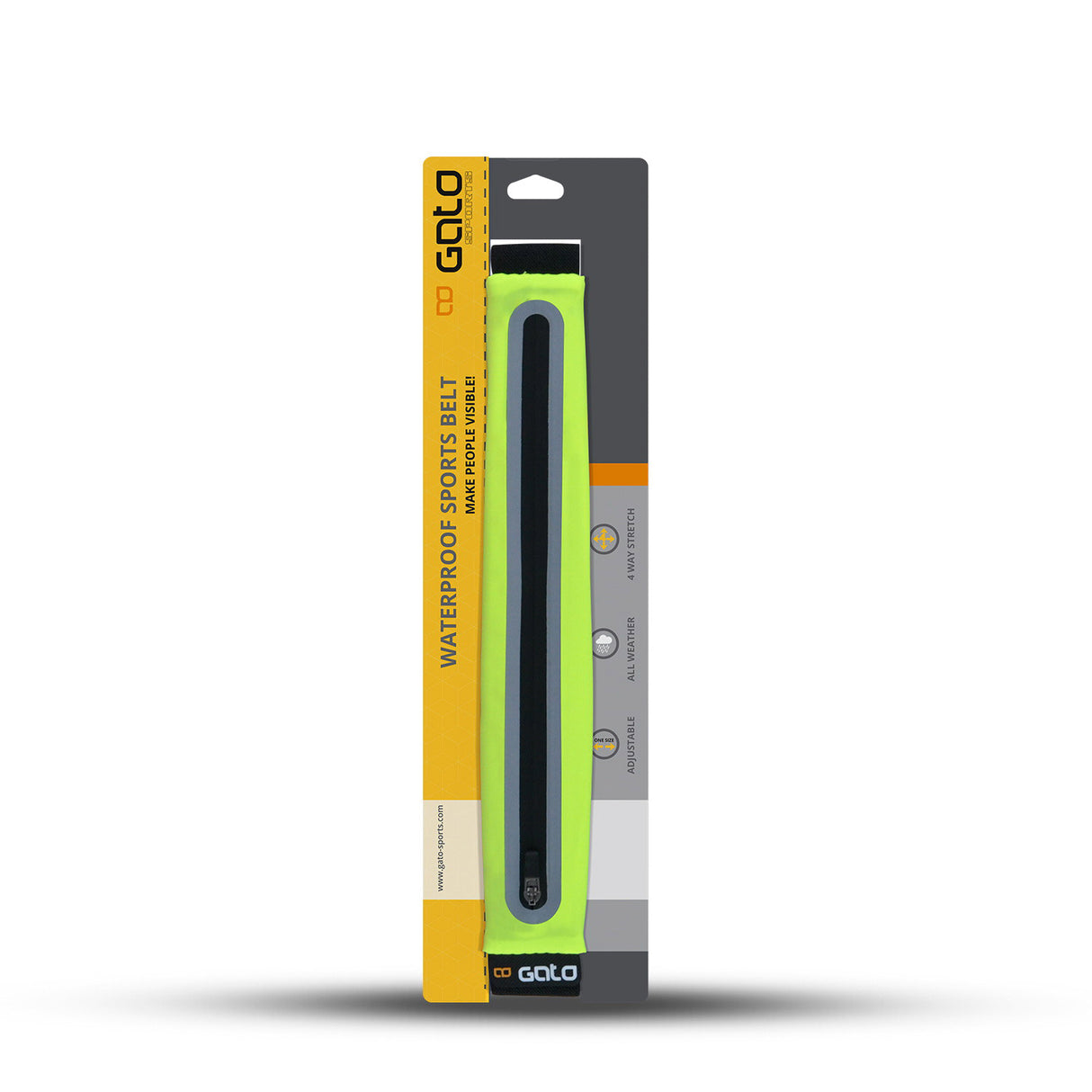 Gato Sport Belt Waterproof Neon Yellow One Size
