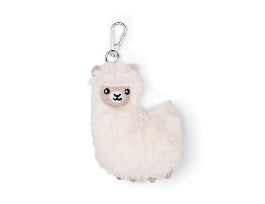 Bitten Keychain Keyfriend Fluffy Lama