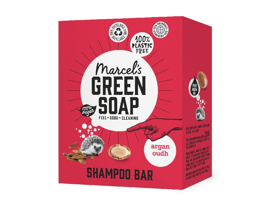 Marcels Green Soap Shampoo Bar Argan Oudh 90g