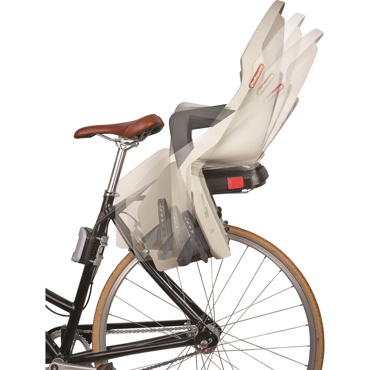 PoliSport zadnji sedež Guppy Frame BEV. temno -gray