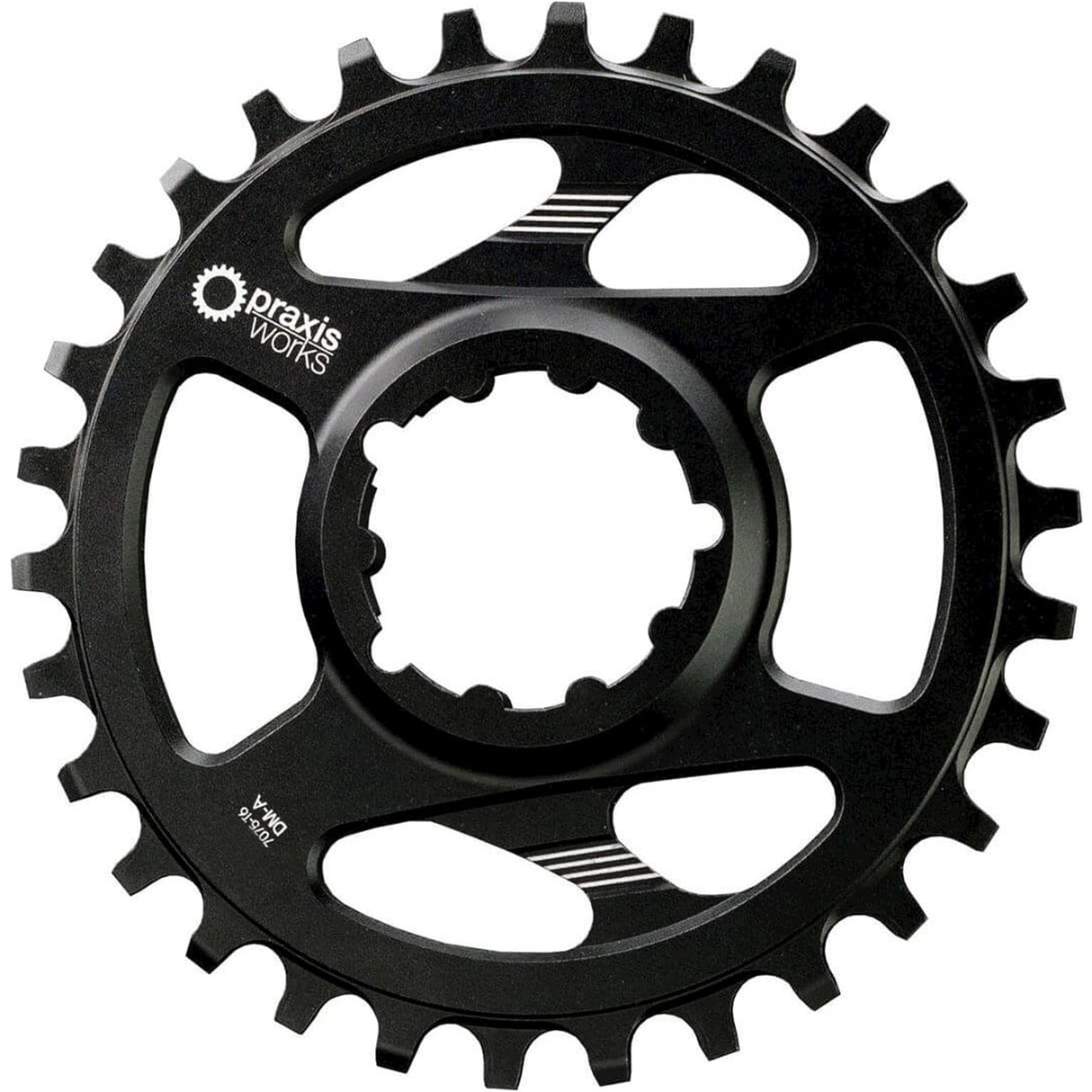 Praxis Kette Top 1x Mtb DM (a) 36t 3mm Offset Welles schwaarz